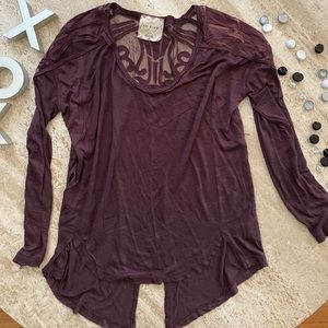 Free people long sleeve shirt